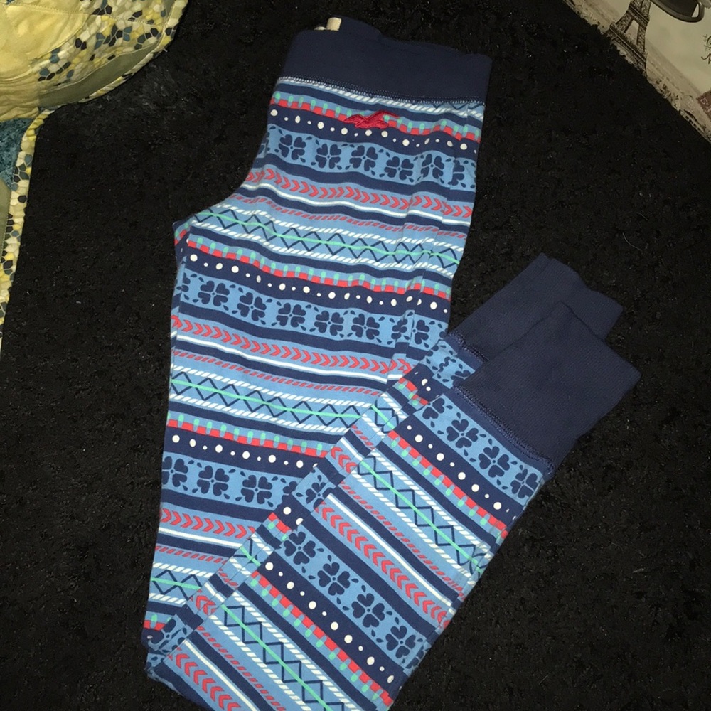 cuffed aztec leggings